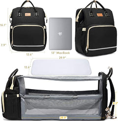 Diaper Bag Backpack with Changing Station