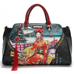 AKIKO LA BELLEZA WIDE HANDBAG