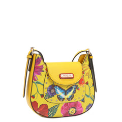 Butter-Flower Saddle Crossbody