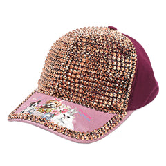 RHINESTONE CROWN CAP