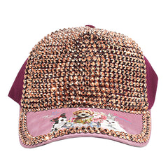 RHINESTONE CROWN CAP