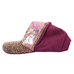 RHINESTONE FASHION CAP