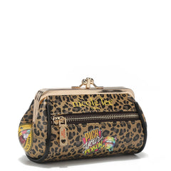 Mini Kiss Lock Coin Purse Wristlet
