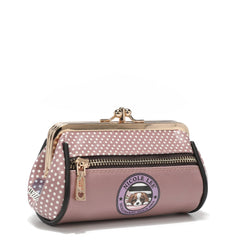 Mini Kiss Lock Coin Purse Wristlet