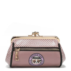 Mini Kiss Lock Coin Purse Wristlet