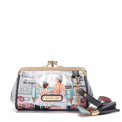 Mini Kiss Lock Coin Purse Wristlet