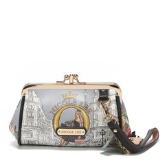 Mini Kiss Lock Coin Purse Wristlet