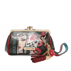 Mini Kiss Lock Coin Purse Wristlet