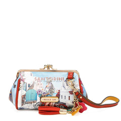 Mini Kiss Lock Coin Purse Wristlet