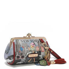 Mini Kiss Lock Coin Purse Wristlet