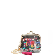 Mini llavero de monedero