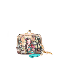 Mini llavero de monedero