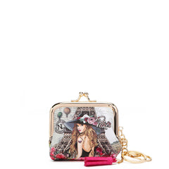 Mini llavero de monedero