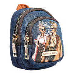 DENIM BACKPACK COIN PURSE