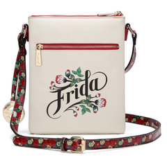 Frida Kahlo Crossbody Bag White