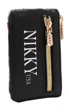 Mini Zip & Snap Button Card Holder Trio