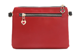 Zip & Snap Button Pouch Crossbody Ciega Por Ti