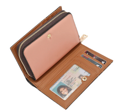 Bifold Center Zip Wallet Nail Polish