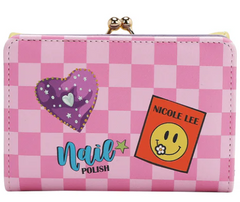 Small Agustina Trifold Wallet Nail Polish