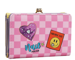 Small Agustina Trifold Wallet Nail Polish