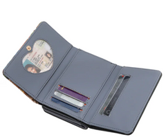 Small Agustina Trifold Wallet Nail Polish