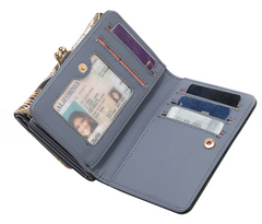 Small Agustina Trifold Wallet Nail Polish