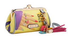 Mini Kisslock Coin Purse Wristlet Nail Polish