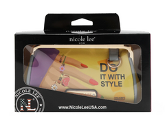 Mini Kisslock Coin Purse Wristlet Nail Polish