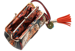 Mini Kisslock Coin Purse Wristlet Nail Polish