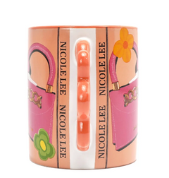 Violet Blossom Petal Ceramic Mug