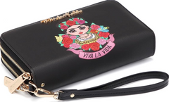 Frida Kahlo Zip Around Wallet