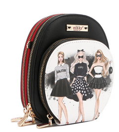 Nikky Multi Pocket Small Crossbody