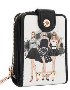Nikky Compact Bi-Fold Wallet Trio