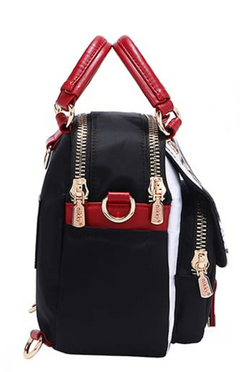 Nylon Convertible Handbag/Backpack Trio
