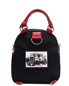 Nylon Convertible Handbag/Backpack Trio