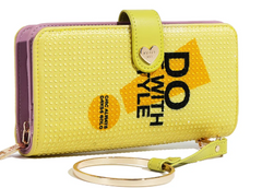 Nicole Lee Signature Bifold Wallet Wristlet Nail Polish