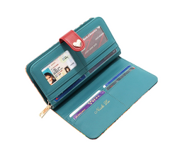 Nicole Lee Signature Bifold Wallet Wristlet Nail Polish