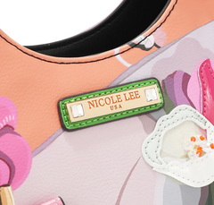 Violet Blossom Handbag