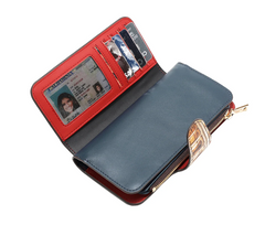Bifold Layered Wallet Violet Blossom