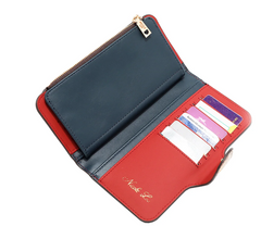 Bifold Layered Wallet Violet Blossom