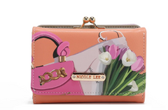 Agustina Trifold Wallet Violet Blossom