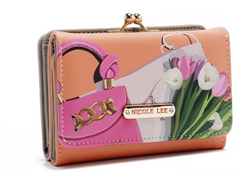 Agustina Trifold Wallet Violet Blossom