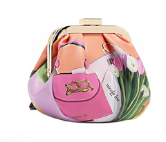 Mini Coinpurse Wristlet Violet Blossom