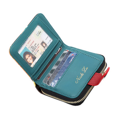 Heart Bifold Wallet Violet Blossom
