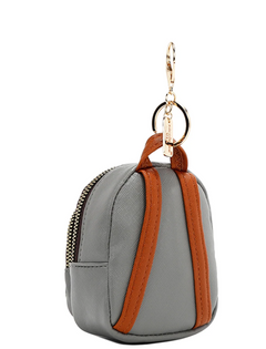 Mini Zip Backpack Coinpurse Violet Blossom