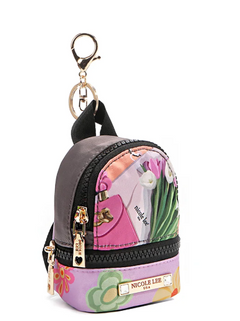 Mini Backpack Coinpurse Violet Blossom