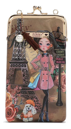 Teléfono y cartera Nikky Kisslock