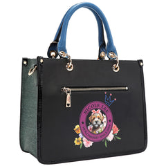 FAMILY YEARBOOK STRUCTURED HANDBAG