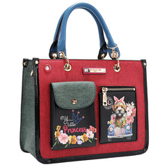 FAMILY YEARBOOK STRUCTURED HANDBAG