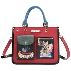 FAMILY YEARBOOK STRUCTURED HANDBAG
